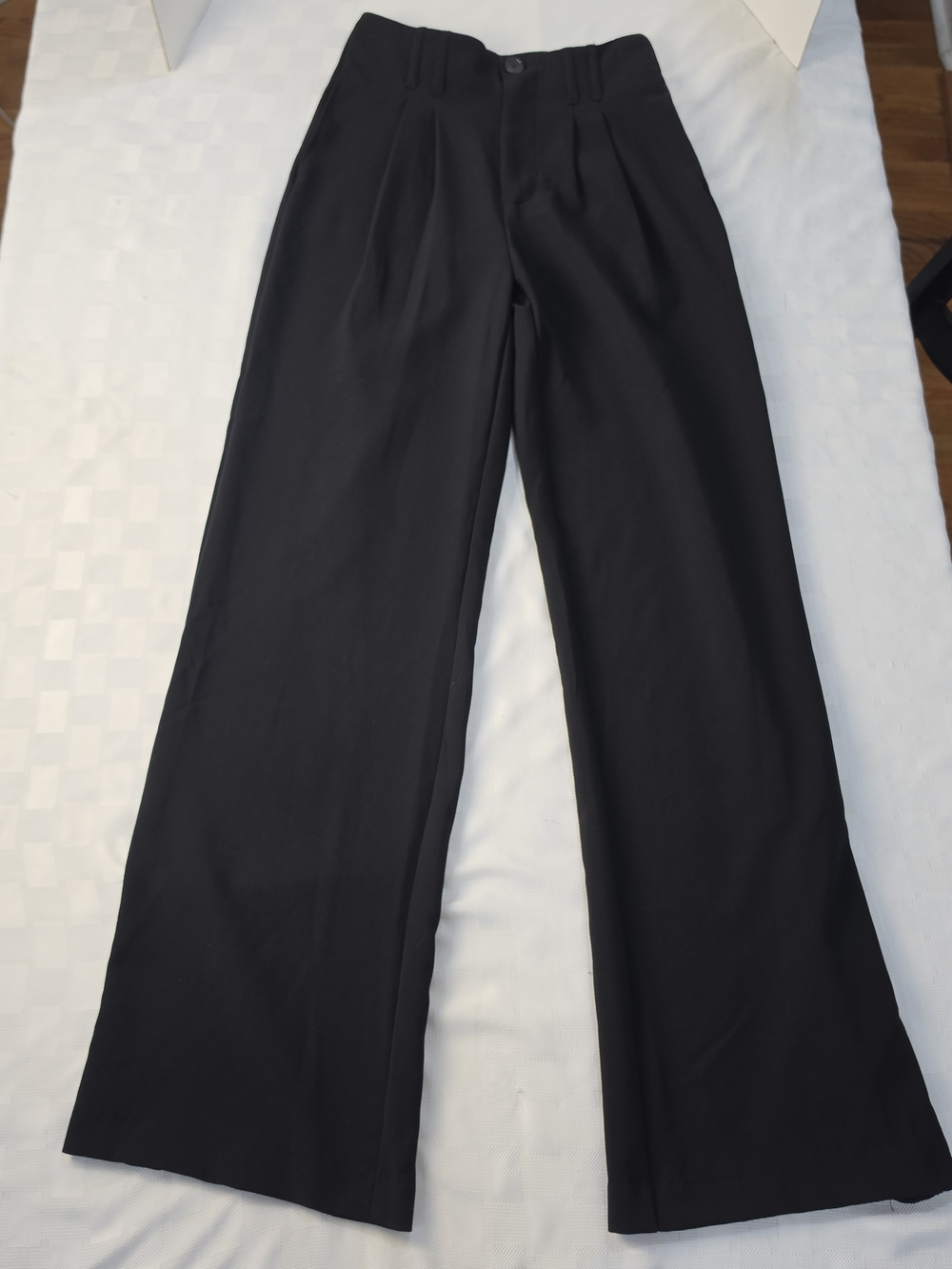 SO Black High-Rise Wide-Leg Trousers